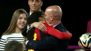 Luis Rubiales refuses to apologise to Jenni Hermoso over ‘consensual’ kiss