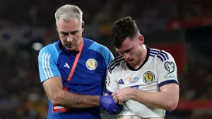 Andy Robertson facing shoulder surgery and ‘out for a while’ – Jurgen Klopp