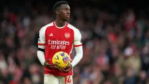 Arsenal’s Eddie Nketiah dedicates his first Premier League hat-trick to his aunt