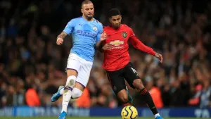 Kyle Walker says Manchester City will be wary of Marcus Rashford in derby