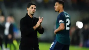 Mikel Arteta defends selecting Bukayo Saka as winger limps off again in Lens