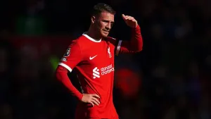 Alexis Mac Allister is Liverpool’s makeshift number six this season (Peter Byrne/PA)