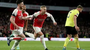 Arsenal pull level with Manchester City thanks to Burnley win