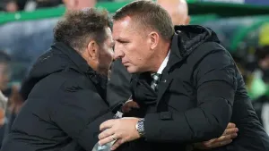 Brendan Rodgers hoping Celtic can turn performances into points against Atletico