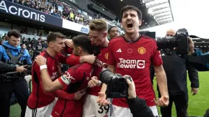 Harry Maguire earns plaudits after Manchester United’s dramatic win