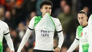 Liverpool winger Luis Diaz has been reunited with his parents in Colombia after their kidnapping (Zac Goodwin/PA)