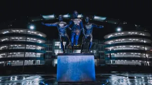 Man City unveil statue of club greats Mike Summerbee, Colin Bell and Francis Lee