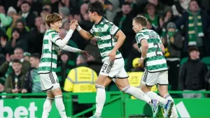 Oh Hyeon-gyu’s late strike completes Celtic comeback victory against St Mirren