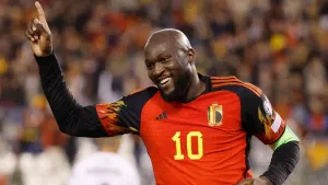 Romelu Lukaku has first half to remember as Belgium hammer Azerbaijan