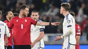 Scott McTominay brands behaviour of Georgia players ‘a disgrace’