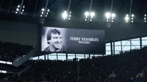 Tributes flood in after former England manager Terry Venables dies aged 80
