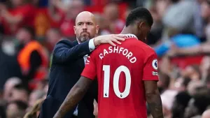 Erik ten Hag: It’s up to Marcus Rashford to fight his way back into United side