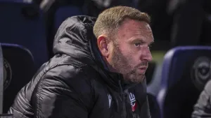Ian Evatt says Bolton ‘got what we deserved’ with late winner at Lincoln