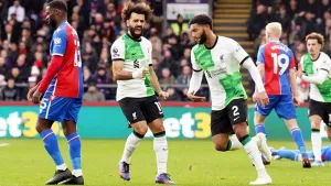 Landmark goal for Mohamed Salah as Liverpool fight back at Crystal Palace