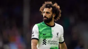 Salah happy with record-breaking goal but has sights set on Premier League title