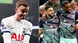 James Maddison and Neal Maupay clash after dart celebration drama