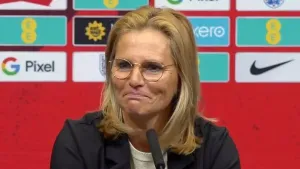Sarina Wiegman says England ‘have so much potential’ after signing new contract