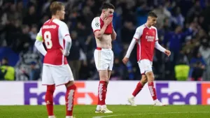 Declan Rice feels Arsenal must find Champions League ‘savvy’ after loss at Porto