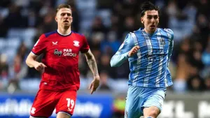 Emil Riis has a hand in all three goals as Preston ease to victory at Coventry