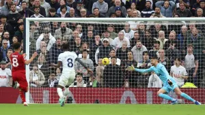 Joao Gomes double gives Wolves win at Tottenham to dent hosts’ top-four push