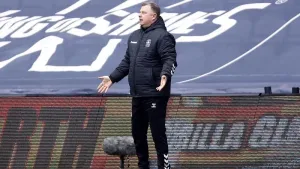 Mark Robins loses rag over rock paper scissors penalty antics from Coventry pair