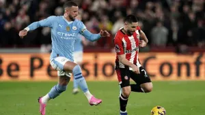 Pep Guardiola refuses to discuss Kyle Walker and Neal Maupay bust-up in City win