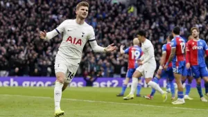 Ange Postecoglou hails Timo Werner display as Spurs beat Crystal Palace