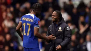 Carney Chukwuemeka extols influence of ‘big brother’ Raheem Sterling after jeers