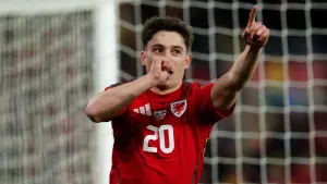 Daniel James delighted to celebrate birth of baby with goal in 50th Wales cap