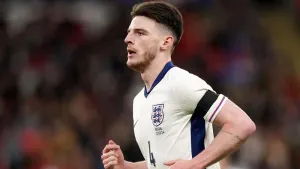 Declan Rice ready for ‘pinch me moment’ when he captains England against Belgium