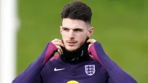 Declan Rice to captain England against Belgium on his 50th appearance
