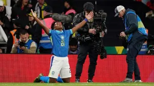 England beaten at Wembley as Endrick announces himself with Brazil winner