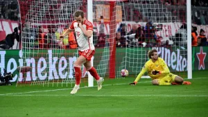Harry Kane fires Bayern Munich into quarter-finals of Champions League