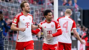 Harry Kane makes Bundesliga history after fourth hat-trick in Bayern’s huge win