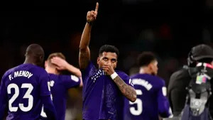 Rodrygo’s double restores Real Madrid’s eight-point lead at the top of LaLiga