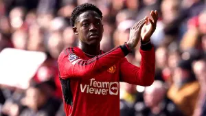 Stockport star shining for Man Utd – England’s latest call-up Kobbie Mainoo