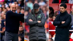 A look at the Premier League contenders’ run-ins as Liverpool lose more ground