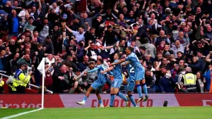 Arsenal and Liverpool dealt heavy blows in title race by Aston Villa and Palace