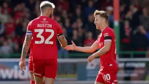 Charlie Austin bags brace as Swindon and Morecambe share six-goal thriller