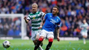 Daizen Maeda last featured against Rangers (Andrew Milligan/PA)