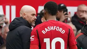 Erik ten Hag expresses ‘a lot of sympathy’ for misfiring Marcus Rashford