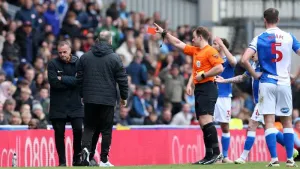 John Eustace sent off as Blackburn are frustrated by Coventry