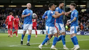 Kyle Wootton nets brace as champions Stockport claim eighth successive win