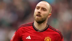 Manchester United’s failure to hold on to victory frustrates Christian Eriksen