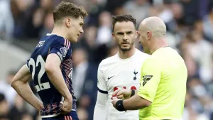 Nuno Espirito Santo wanted James Maddison sent off for Ryan Yates incident