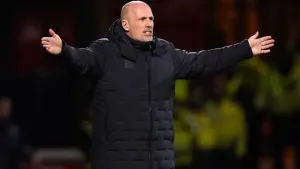 Philippe Clement wants a positive Rangers response against Hearts (Andrew Milligan/PA)