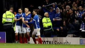 Portsmouth make long-awaited return to Championship after beating Barnsley