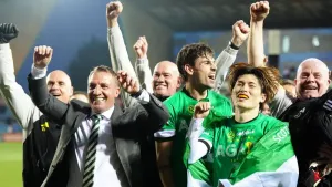 Brendan Rodgers proud of how Celtic dealt with pressure during title race