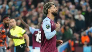 Douglas Luiz keen to keep taking penalties despite miss against Olympiacos