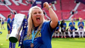 Emma Hayes ends Chelsea tenure with her ‘best title’ after latest WSL success